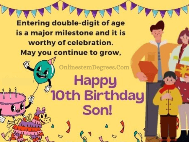 10th birthday captions