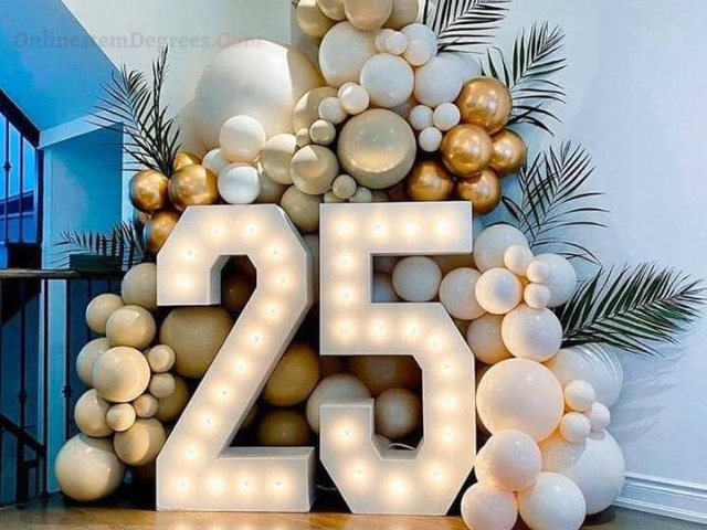 25th Birthday Decoration Ideas