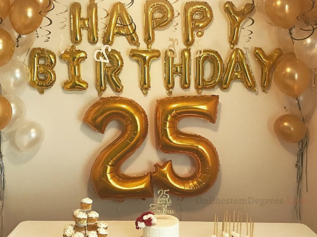 25th Birthday Party Decoration Ideas