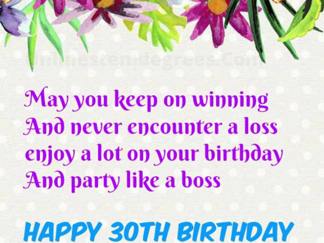 30th birthday quotes