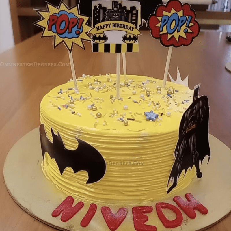 Batman Birthday Cake Topper Designs