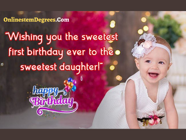 First Birthday Card Messages