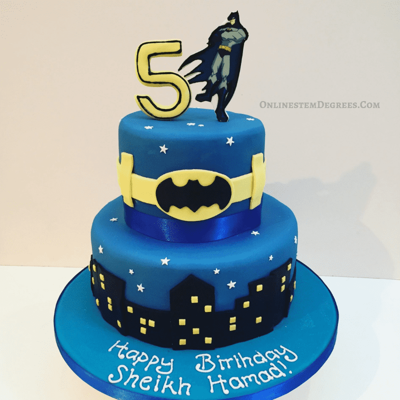 How to Prepare Batman Birthday Cake Topper