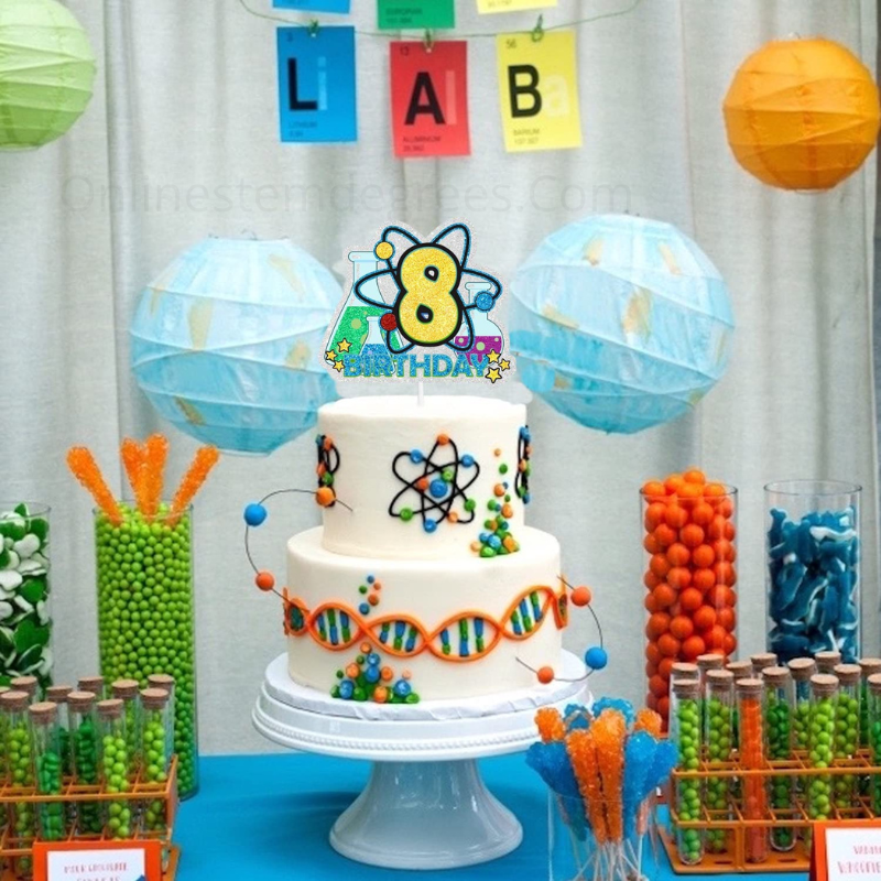 Science Lab Birthday Decoration