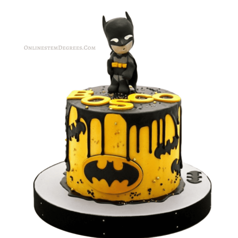 Simple Batman Cake Topper Recipe