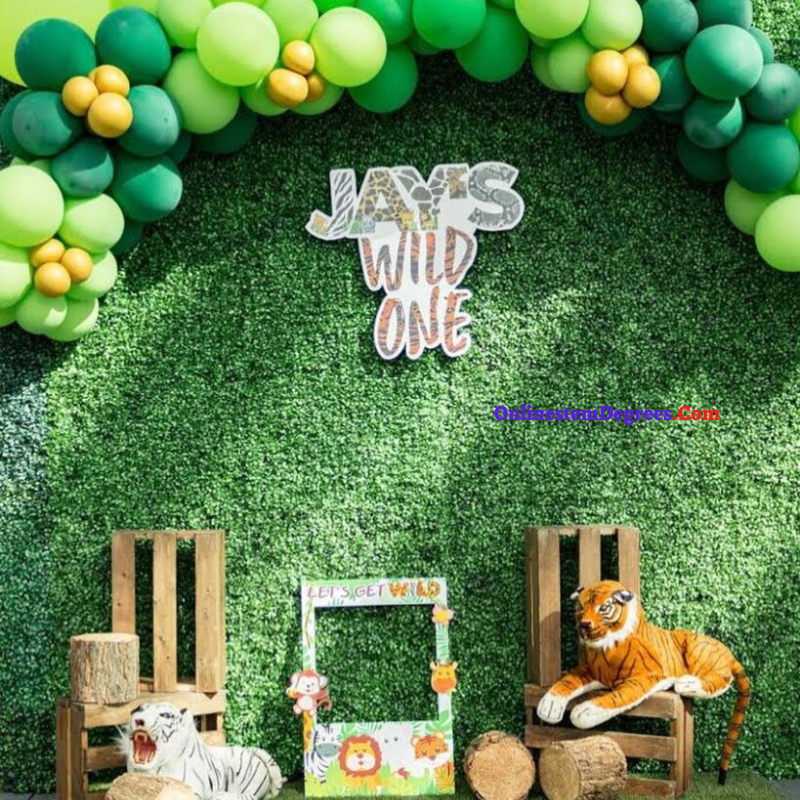 Wild Life Theme First Birthday Party Ideas