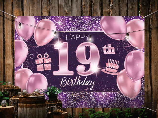 outdoor 19th birthday party decoration ideas